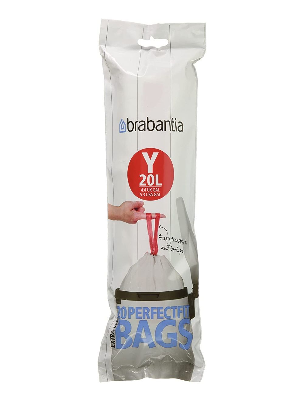 Brabantia PerfectFit Bin Liner Bags 20L Code Y - 20 Pack